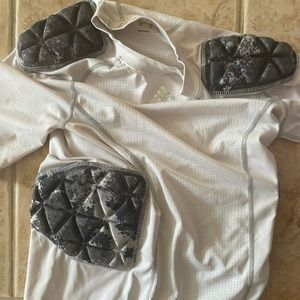 Boys adidas Climacool padded football shirt